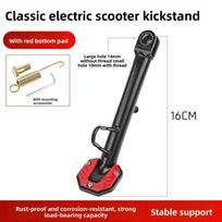 14/16/18/20/22/24cm Motorcycle Kickstand Extension Pad Anti-Slip Offset Side Stand Bracket for Electric Scooter Motorbike