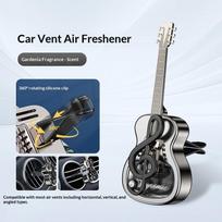 Guitar Shape Car Air Freshener With Essential Oil With Fragrance Plating Auto Air Vent Aromatherapy Car Interior Decoration juoda