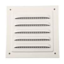 Louver Air Vent Grille Ventilation Cover Aluminum White Wall Grilles Duct Heating Cooling & Vents Plate Insect Screen Cover