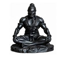 TreegoArt Dekoratyvinis Hanuman Murti Idolo Vitrininis elementas Automobilio prietaisų skydeliui, Namų šventyklai, Biuro stalui ir Pooja kambariui - 4 colių aukštis (apytiksliai)