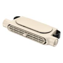 Car Fan Rechargeable Rear Seat Fan 3 Speeds Car Cooling Fan Car Neck Cooler for All Cars Vehicle Jeep Van RV Truck smėlis