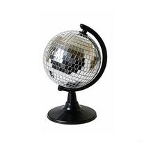 Disco Ball Statues Modern Home Decors Tabletop Decorations Ornament Aesthetic Decorative Sculptures for Table Shelf P9YB (Silver,S) sidabras