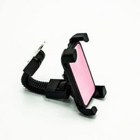 Holder Stand Phone Universal Bike Motorcycle Gps Handlebar Mount Mobile Holder rožinė