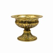 Gėlių vazonas Retro gėlių vaza Metalinė aukštakoja urnos formos vaza Prabangūs elegantiški gėlių vazonai Vestuvių dekoracija beige