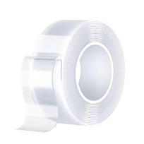 1/2/3/5M Nano Tape Tracsless Double Sided Tape Transparent No Trace Reusable Waterproof Adhesive Tape Cleanable Home (Transparent,20mm&1m&1mm) skaidri