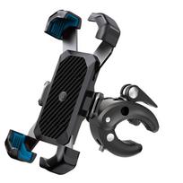 Motorcycle Phone Mount 360° Rotating Anti-slip Adjustable Cycling Cell Phone Holder Navigation Bracket for 4.7-7 Inch Phone juoda