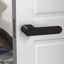 European Magnetic Door Lock One-word Handle Hidden Keyhole Silent Door Lock Zinc Alloy Ecological Door Lock For Bedroom Study