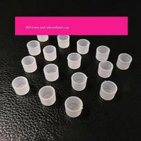 10pcs/lot RCA Plug Protective Anti Dust Cover Audio Lotus Head Lotus Block Plug Dust-proof Cover Connector Cap balta