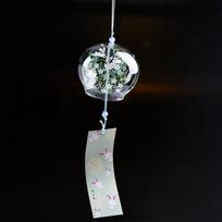 Handmade Handmade Glass Wind Chime Glass Painting Pendant Design Glass Painted Wind Chime Kawaii Style Music Bell Sound