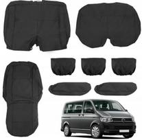 Easyhomie sėdynių užvalkalai VW T5 T6 3 vietų, vandeniui atsparūs 600D, 8 vnt.