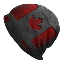 Kanados vėliavos kepurės-kūlės, šauni megzta kepurė moterims, unisex žieminė šilta, Kanados pasididžiavimo kaukolės ir kepuraitės Beanies Hat