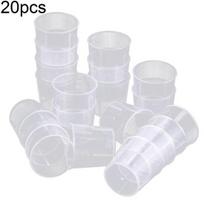 20vnt 60ml virtuvės maisto gaminimo plastikinis matavimo puodelis stiklinė, laboratorija baigta
