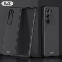 „Samsung Galaxy Z Fold 5 4 3 ZFold5 Case Matte“, nekenksmingas odai, ypač plonas, sulankstomas, atsparus smūgiams, plastikas, kietas dangtelis For Z Fold 3 juoda