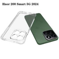 Smūgiams atsparus dėklas su oro pagalvėmis Honor 200 Smart 200Smart skaidrus silikoninis TPU galinis dėklas su oro pagalvėmis Honor X7C 4G X5B 200 Smart 200Smart Honor 200 skaidri