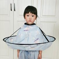 Kid Colorful Hair Cutting Cape Barbershop Foldable Waterproof Children Hairdressing Apron Salon Hairdresser Cloak Umbrella Cloth