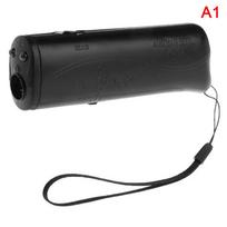 LED ultragarsinis nuo lojimo prietaisas Ultragarsinis naminių šunų repeleris nuo lojimo black