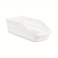 Versatile White Plastic Storage Box Space-Saving Under Sink Organizer for Kitchen, Bedroom & Office - Multi-Use Hanging Basket for Cosmetics A balta