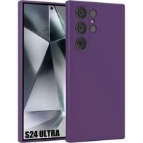 Case - BOOLING - for Samsung Galaxy S24 Ultra - Ultra Slim - Shockproof - Anti-Scratch - Dark Purple violetinė