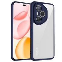 Honor 400 Pro DNP NX9 Case Plating Silicone Bumper Shockproof Clear Back Cover Hard Matte Phone Case for Honor 400 Pro DNP-NX9 Pc + tpu&Honor 400 Pro (Global) mėlyna