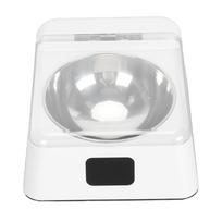 Automatic Cat Feeder with Infrared Sensor Cover Removable Bowl Battery Powered Intelligent Automatic Opening Lid Dog L