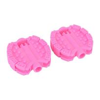 1Pair Children Bike Flat Pedal Nonslip Kids Bike Pedals Replacement Cycling Foot Pedal Cycling Accessory Easy to Install 1 rožinė
