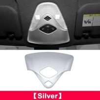 Anglies pluošto automobilio priekinio skaitymo lemputės apdailos dangtelis Toyota C-HR CHR 2016 2017 2018 Automobilio priedai Automobilio interjero dekoras sidabras