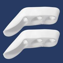 Three Hole Little Toe Separator Overlapping Toes Bunion Blister Pain Relief Toe Straightener Protector Foot Care Tool balta