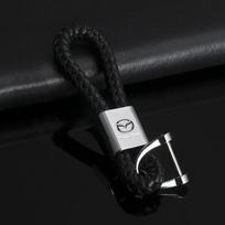 Automobilio raktų pakabukas Raktų žiedas Raktų dirželis Automobilio emblema Stiliaus aksesuarai Mazda 2 3 6 CX-5 CX-8 MX-30 MX-5 BT-50 ATENZA ATENZA R360 ruda