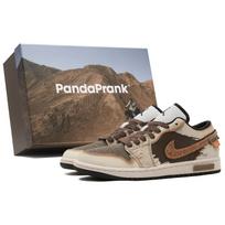 Jordan Air Jordan 1 Low Panda Prank, Pioneer Knight, Sandstorm, Speciali Dėžutė Žemi Batai Vintažiniai Krepšinio Batai Vyriški 553558-132(KomandaH-S-BOX) 44