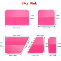 5 in 1 PPF Squeegee Anti-Scratch Rubber Scraper Car Paint Protection Film Install Vinyl Wrap Tool Soft TPU Mini Tint Squeegee