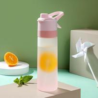 700 ml vandens buteliukas mergaitėms, didelės talpos, be BPA, lauko sportui, fitnesui, kelionėms, gėrimo indas, purškiamas buteliukas 0.7L gray
