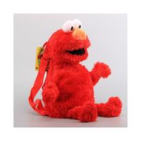(Elmo) Sezamo gatvės pliušinė kuprinė lėlė žaislas mokyklos krepšiai Elmo