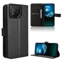 Odinis atlenkiamas piniginės dėklas, skirtas Asus Rog Phone 9 8 Pro, magnetinis knygos tipo laikiklis, telefono dėklai Shell Coque Capa Rog Phone 8 Pro