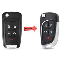 Chevrolet Cruze Epica Lova Camaro Aveo Orlando For Volt Sonic Impala Equinox Modifikuotas Sulankstomas Nuotolinio Valdymo Pultelis Automobilio Raktų Korpusas 5 Buttons