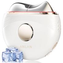 ANLAN Warm Cool Lift Gua Sha Facial Device EMS Electric Plate 45-degree Sensation Cooling 3 Color LED Vibration Full Body Applicable Unisex Type C