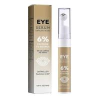Caffeine Eye Cream, Under Eye Serum for Dark Circles, Puffiness & Wrinkles Fine Lines, Eye Roller Serum with 360 Massage Ball, Eye Treatment Balm for 1PCS