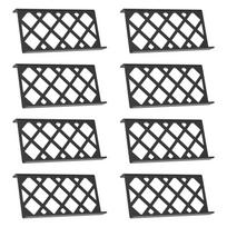 8Pcs Trading Card Display Riser Acrylic Sports Cards Organizer Holder for Home Living Room Bedroom Den Shelf Shop