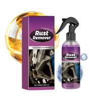 100ml Car Rust Remover Spray Safe for Auto Paint Metal Surface Rust Removal for Chassis Wheels Tools Prevents Rust Spray 100ml