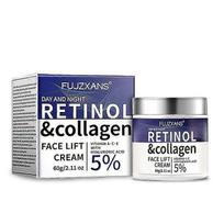 Retinol Collagen Cream for Face with 5% Hyaluronic Acid Anti-Aging Cream Anti-Wrinkle Reduce Fine Lines Lifting and Firming 24-Hour Facial Care Suitab 1PCS