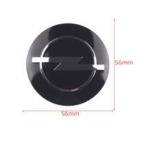 4 vnt. Automobilio aliuminio lydinio ratlankio centrinis dangtelis Padangos ratlankio apdaila Lipdukas Dekoracija Opel Vectra OPC Astra G Insignia Corsa Mokka 4pcs