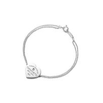 TIFFANY &CO Return to Series Love Pendant 925 Silver Diamond Bracelet Women's Style GRP12063-Silver S sidabras