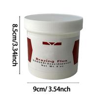 Aliuminio litavimo milteliai 200g Žemos temperatūros Didelio grynumo Suvirinimo milteliai Metalo litavimo milteliai Oro kondicionavimo litavimui HVAC Vamzdynams balta