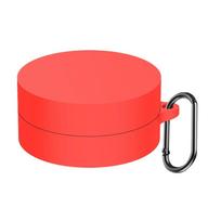 For Nothing CMF Buds Pro Wireless Earbuds Case Silicone Headphone Cover Dustproof Anti-Drop Earphone Protector Charging Box raudona