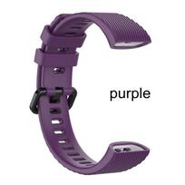 Classics Buckle Smart watch Wristbands Bracelet Strap Sports Silicone Watch Band violetinė