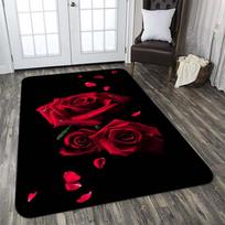 Romantiškas rožių rašto kilimas Drakono ir rožių kilimas svetainei Kilimas ir kilimėlis Valentino dienai Namų svetainės kilimas ir kilimas 40x120cm