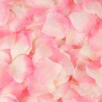 1000 vnt. Dirbtinės gėlės Minkšti žiedlapiai Ilgalaikiai Daugiafunkcinė gėlė Imituoti rožių žiedlapiai pink