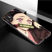 Anime Demon Slayer Kamado Nezuko telefono dėklas, skirtas Xiaomi Redmi Note 11 10 9 8 Pro 11T 5G 10T 10S 9S 9T 9i 9C 9A 8T juodas dangtelis Redmi 8