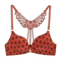 fashion Small breasts, sexy gathering, no steel ring, beautiful back underwear for women, happy front buckle, thin collection, sub-breasts 70B
