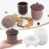 Pinecone Storage Jar DIY Dropper Gypsum Silicone Mold One Size balta