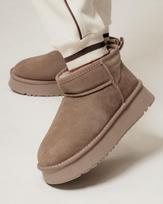 Uggs trumpas Prima d'Arte 228520 36 vison zomšos 37 migdolas